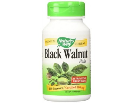 Black Walnut 500 mg. 100 capsules